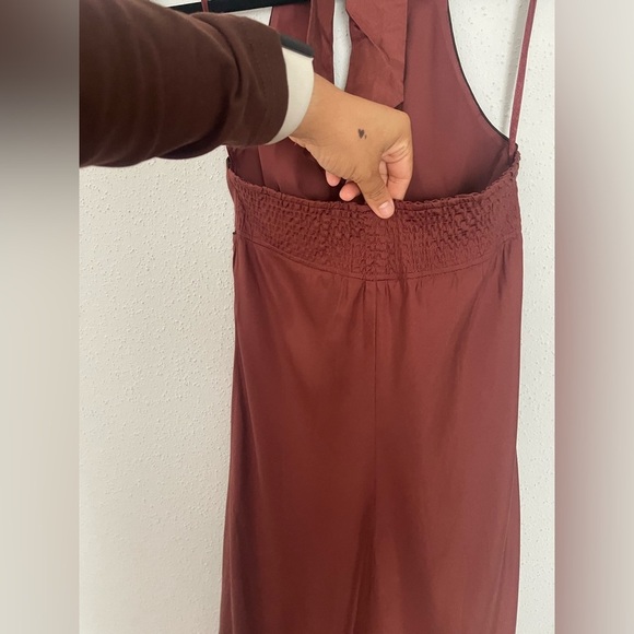 Banana Republic 100% silk Floral Halter Dress with Bold Colors Size - Picture 8 of 11